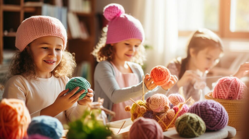 DIY yarn crafts for kids