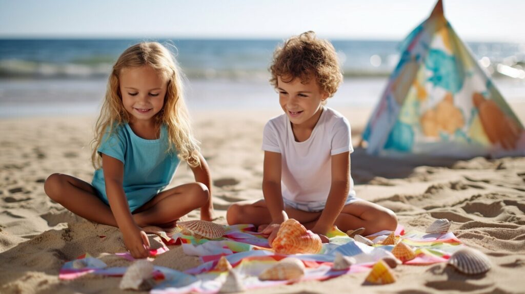 Kids beach crafts