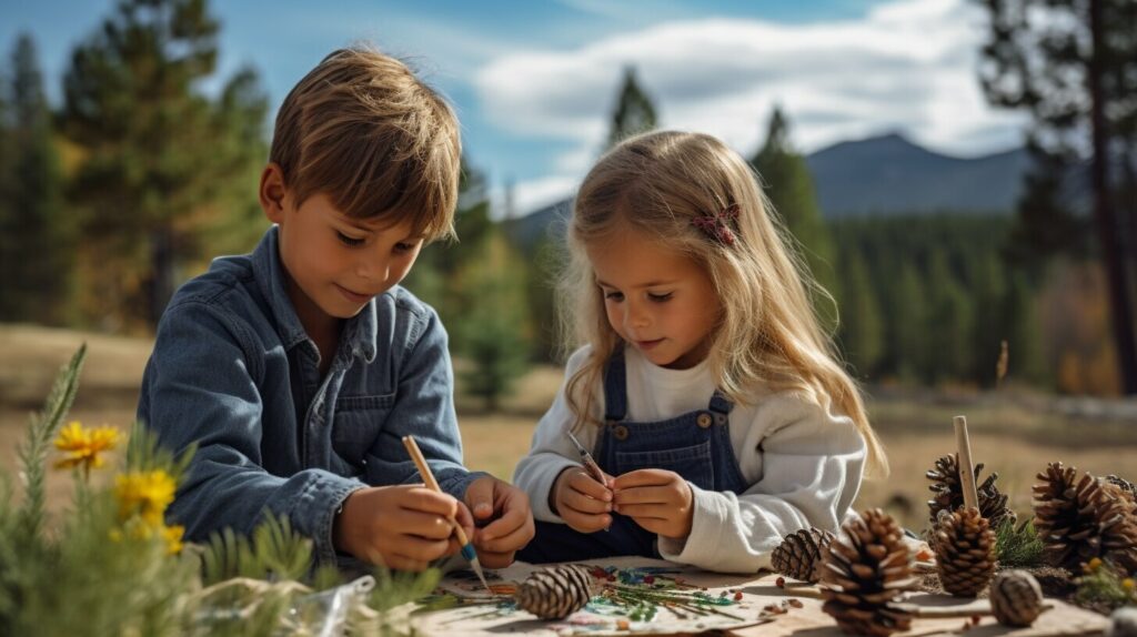 Nature-inspired pine cone crafts