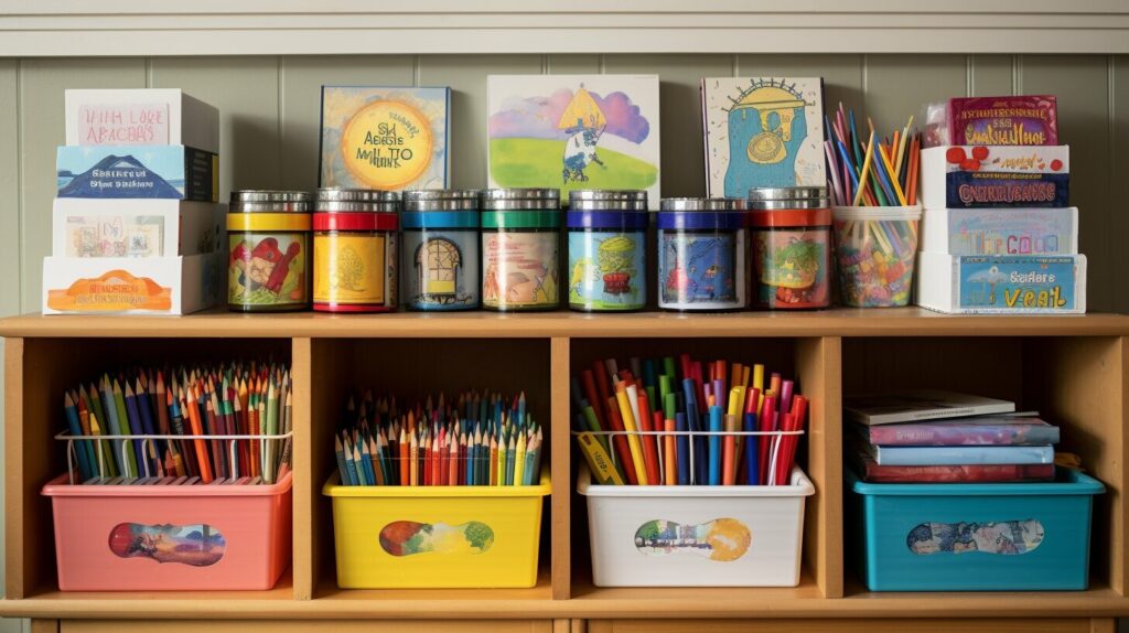 Organizing Kids' Art Projects