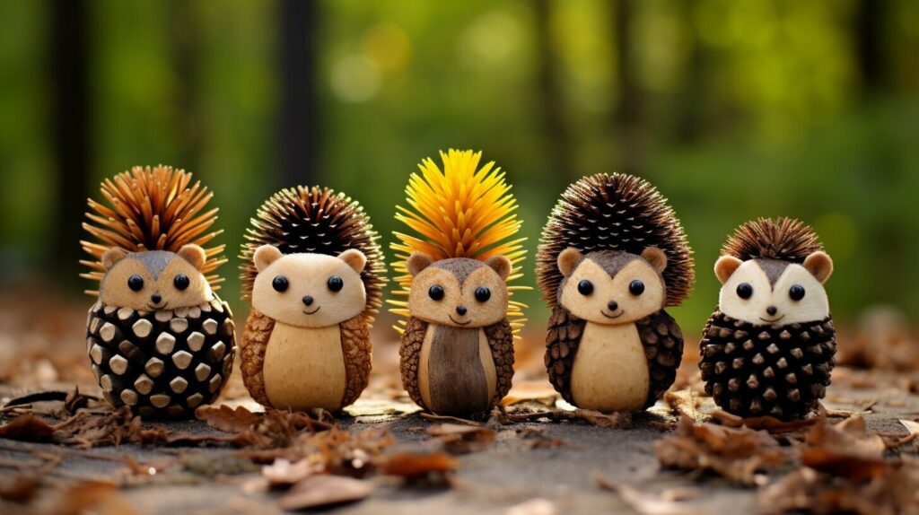 Pine Cone Animals