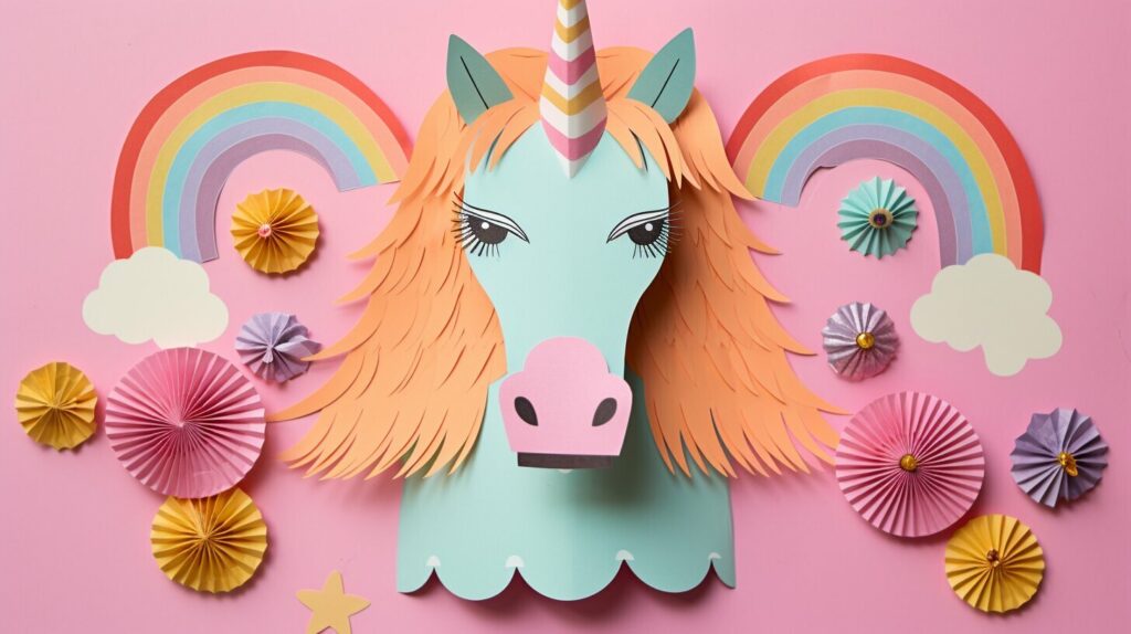 Unicorn Paper Bag Puppet