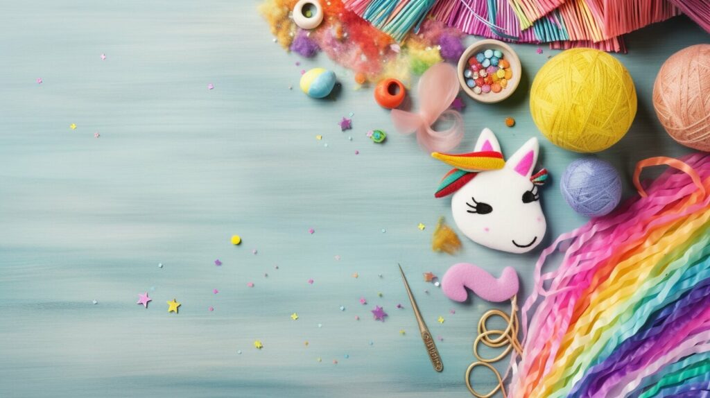 Unicorn craft supplies