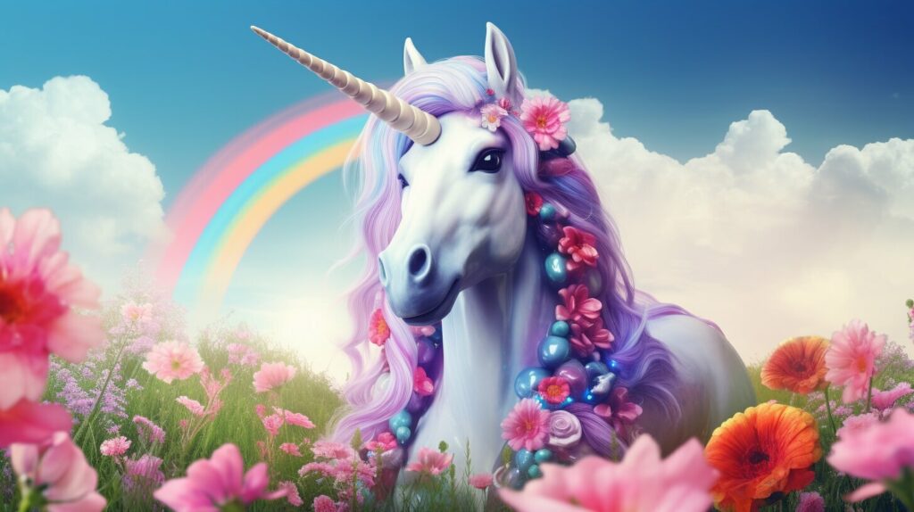 cute cartoon unicorn