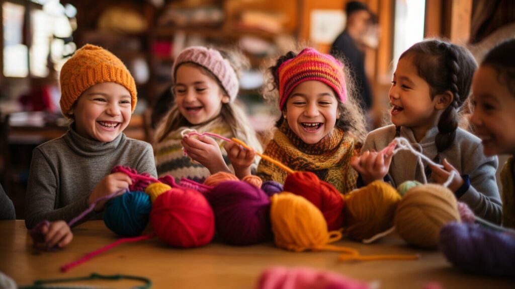 knitting crafts for kids