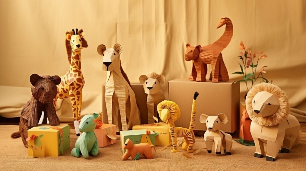 paper bag animals