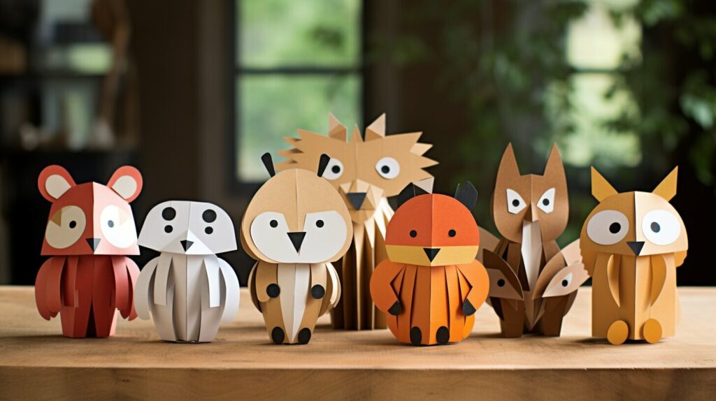 paper bag animals