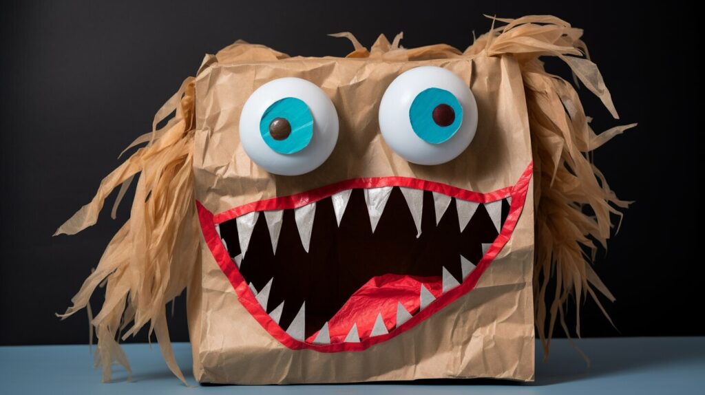 paper bag puppet